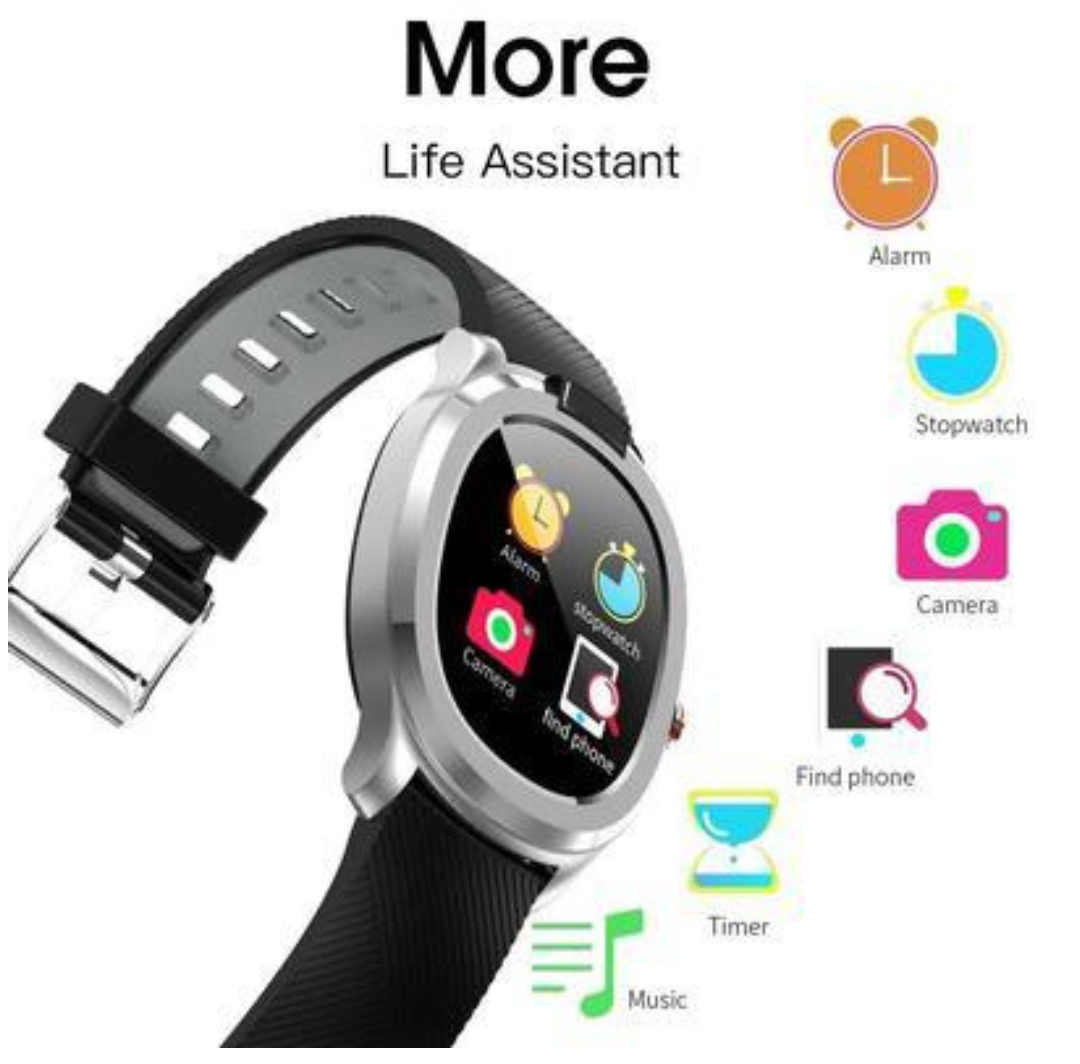 Microwear 2024 Smart Watch with Blood Pressure & Body Temperature, Fitness Tracker