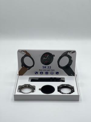 Sk 22 Smart Watch - 2 Strips and 2 Metallic Display Covers